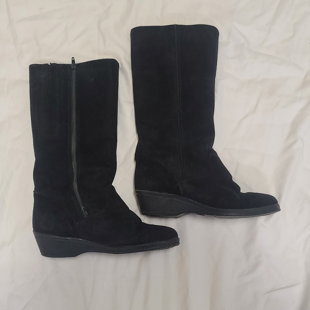 Leather wool lined warm boots, made in England, size 38 - Picture 12 of 12